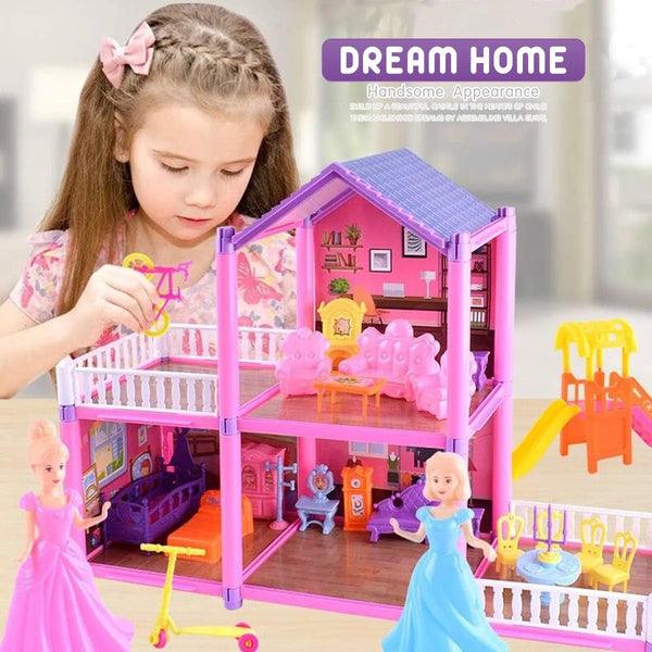 Dream Home Super Kids | Toy House With Princess Dolls