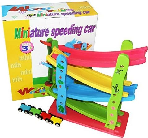 Miniature Speeding Car Race Track Set for Toddlers