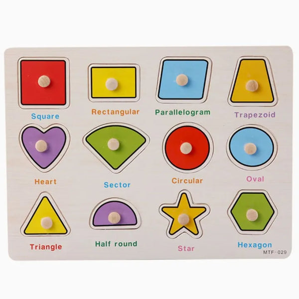 Wooden Shape Peg Puzzle