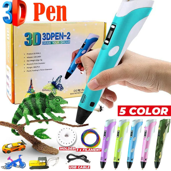 3D Pen 3D Printing Pen PLA Drawing