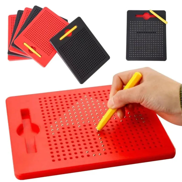 Magnetic Board Drawing Tablet - Creative & Sensory Learning Toy with 10 Cards