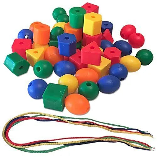 Threading Lacing Beads for Kids Toy for Pre School Beads
