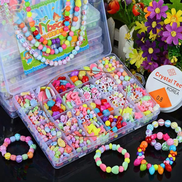 Girls Customized Bracelet Making Beads Set