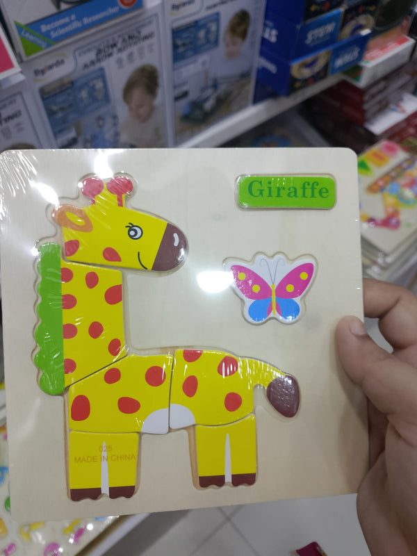 Learning wooden puzzle for kids