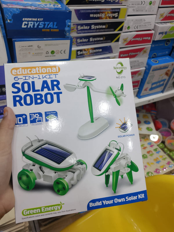 Solar Robot 6 in 1 Kit Educational Toy