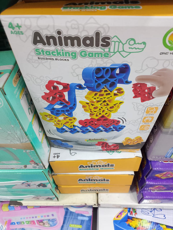 Animals Stacking Game Building Blocks