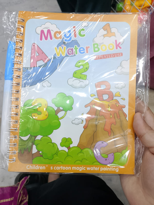 "New Magic Water Book 2" for Kids - Mess-Free Painting Fun!