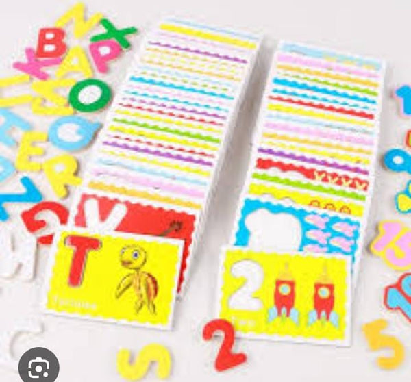 digital alphabet card