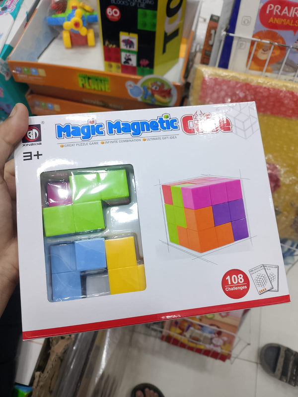Magic Magnetic Cube With 108 Challenges