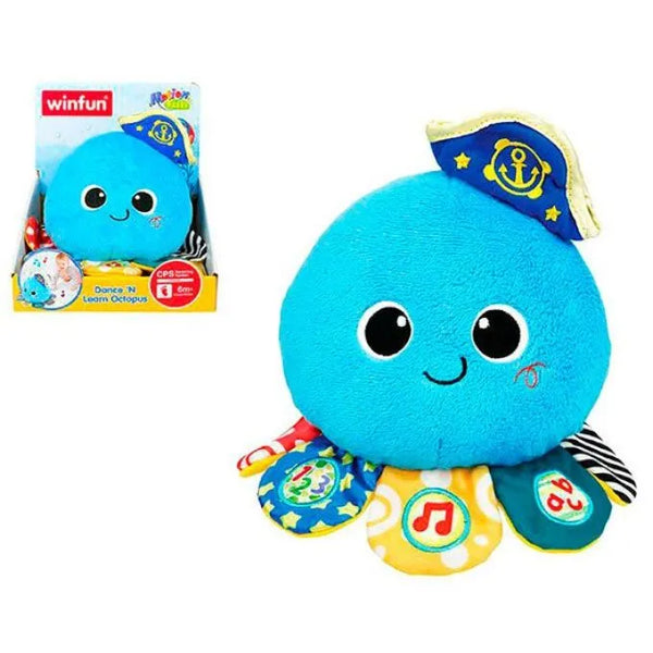 Win-Fun Shake 'N Dance Pals Octopus Stuffed Toy For Kids