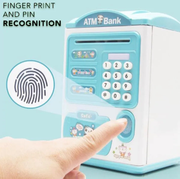 Creative money box Kids ATM Machine Money Box – Fingerprint Lock