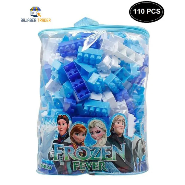110 PCS Frozen Building Blocks Educational Toys Set For Kids Imported High Quality
