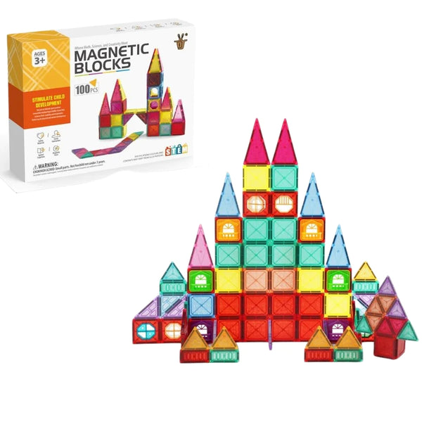 Magnetic Tiles – 110 Pieces